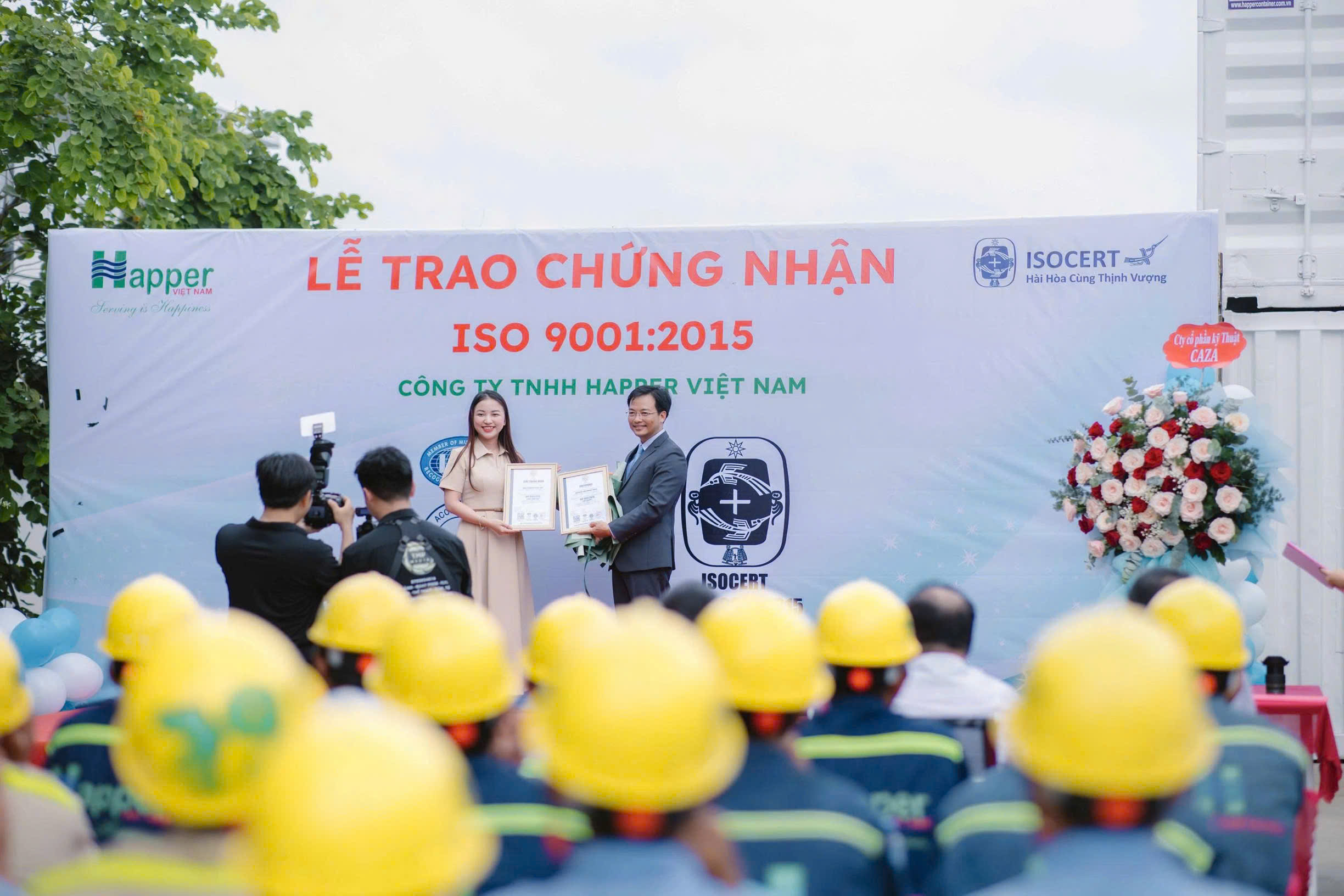 ISOCERT Đào Tạo, Đánh Giá và Cấp Chứng Nhận ISO 9001 cho Công ty TNHH Happer Việt Nam