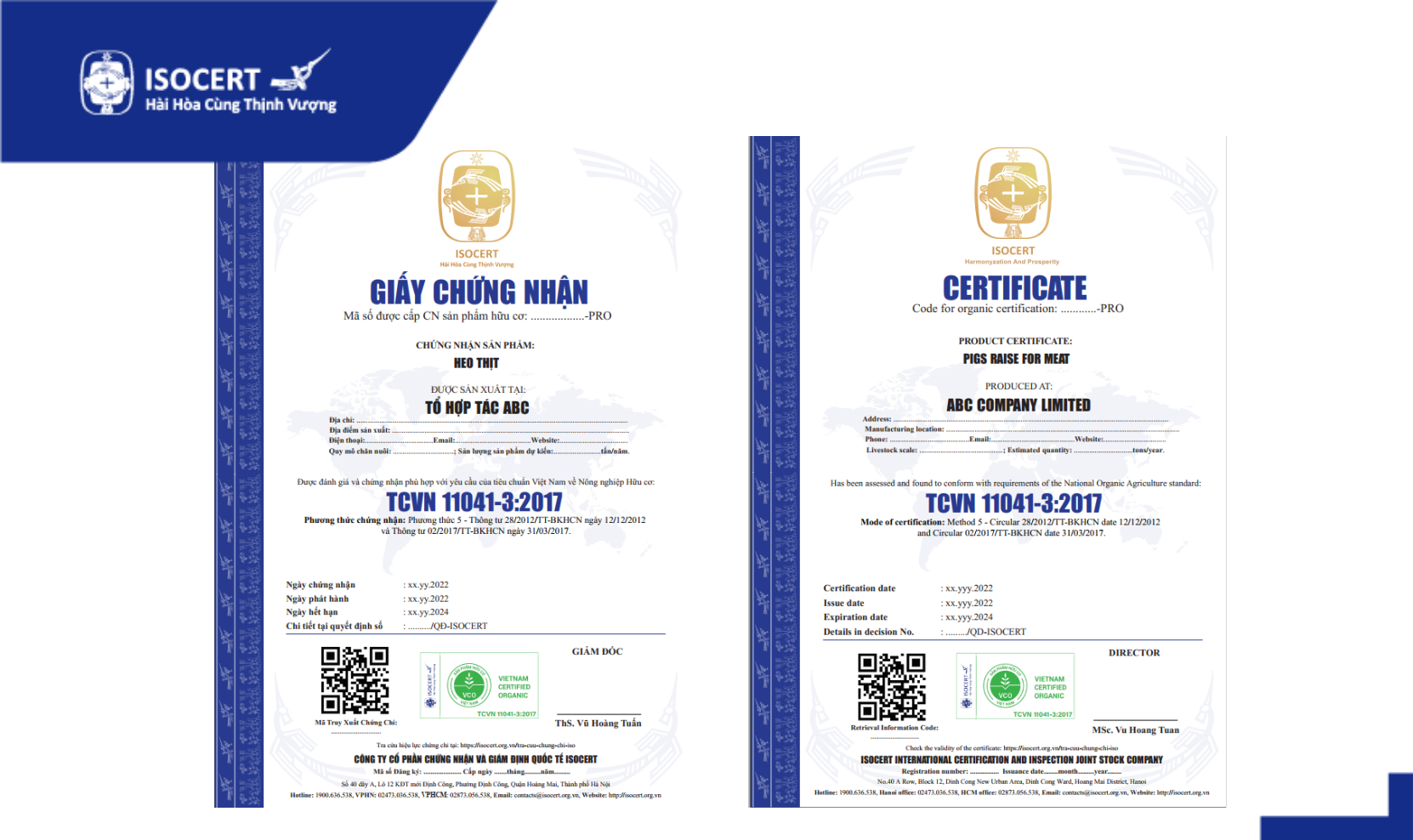 Chứng nhận hữu cơ chăn nuôi