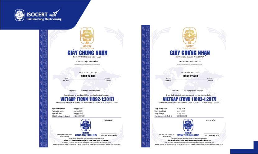 Chứng nhận VietGAP trồng trọt - Thực hành sản xuất nông nghiệp tốt