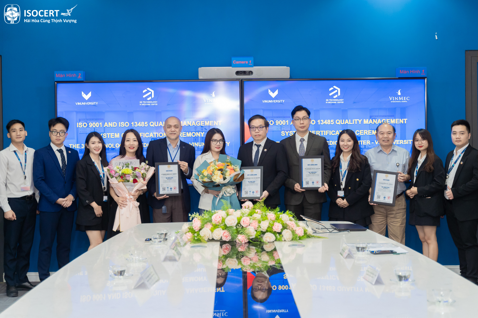 Trung Tâm Công Nghệ 3D trong Y Học Nhận Chứng Nhận ISO 9001 và ISO 13485 - Mở rộng phạm vi chứng nhận