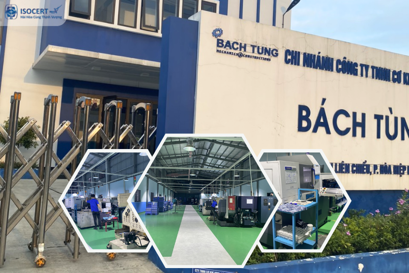 ISOCERT đánh giá ISO 9001 tại Công Ty Cơ Khí Bách Tùng