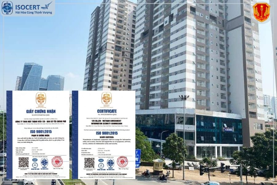 Công Ty TNHH Một Thành Viên 129 - Ban Cơ Yếu Chính Phủ Đạt Chứng Nhận ISO 9001: Thành Công Đánh Dấu Bước Chuyển Mình