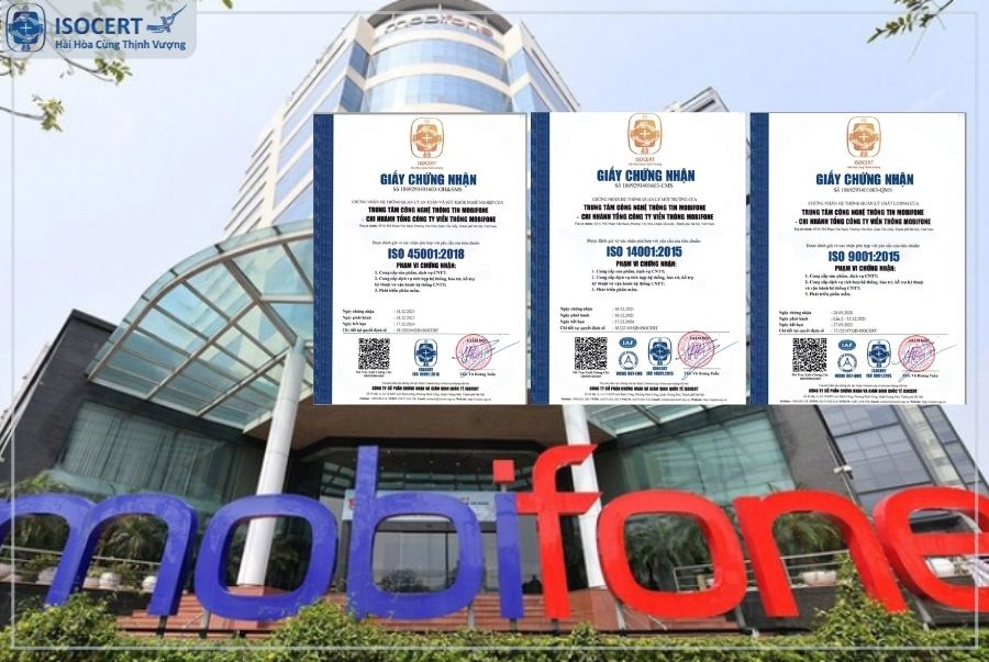 MobiFone IT Vươn Tầm Đỉnh Cao Với Bộ Ba Chứng Nhận ISO 9001, ISO 14001, ISO 45001