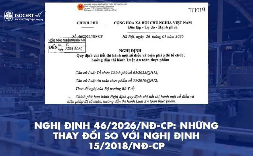 [Thông báo] Nghị định 46/2026/NĐ-CP- Những yêu cầu pháp lý TPBVSK cần tuân thủ từ 2026