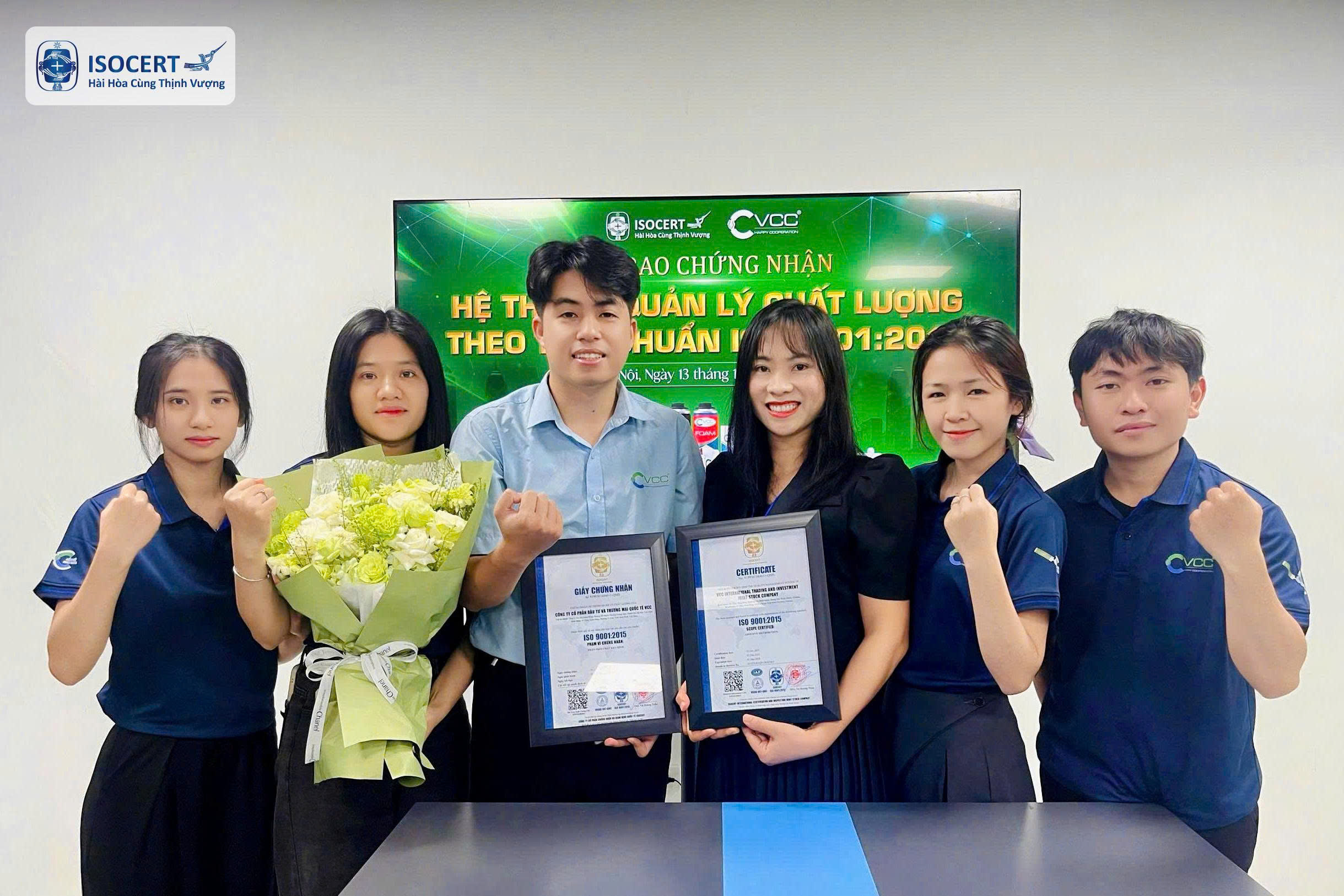 ISOCERT ĐỒNG HÀNH CÙNG VCC CHUẨN HÓA HỆ THỐNG QUẢN LÝ THEO ISO 9001:2015