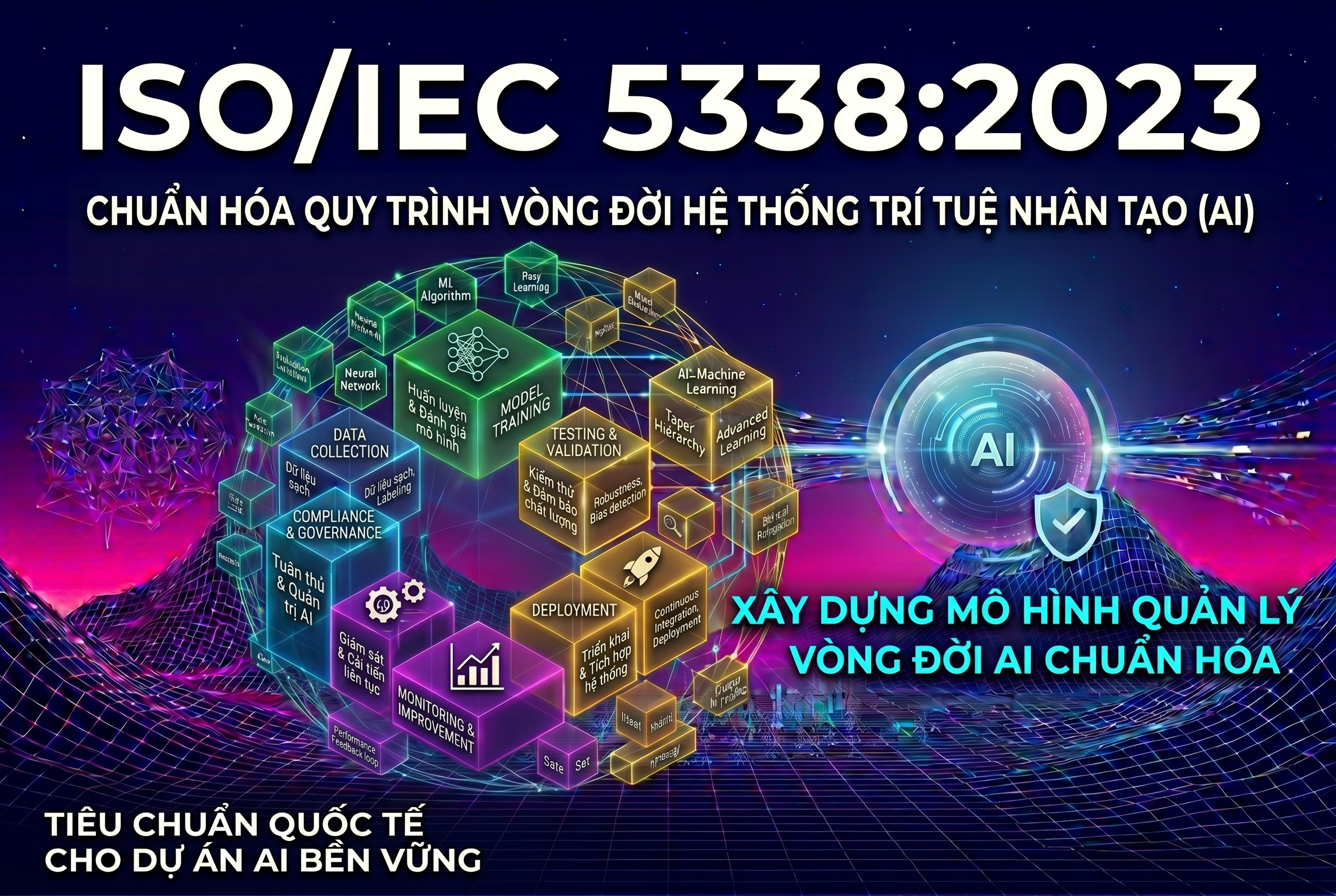 ISO/IEC 5338:2023 : Quy trình vòng đời hệ thống trí tuệ nhân tạo