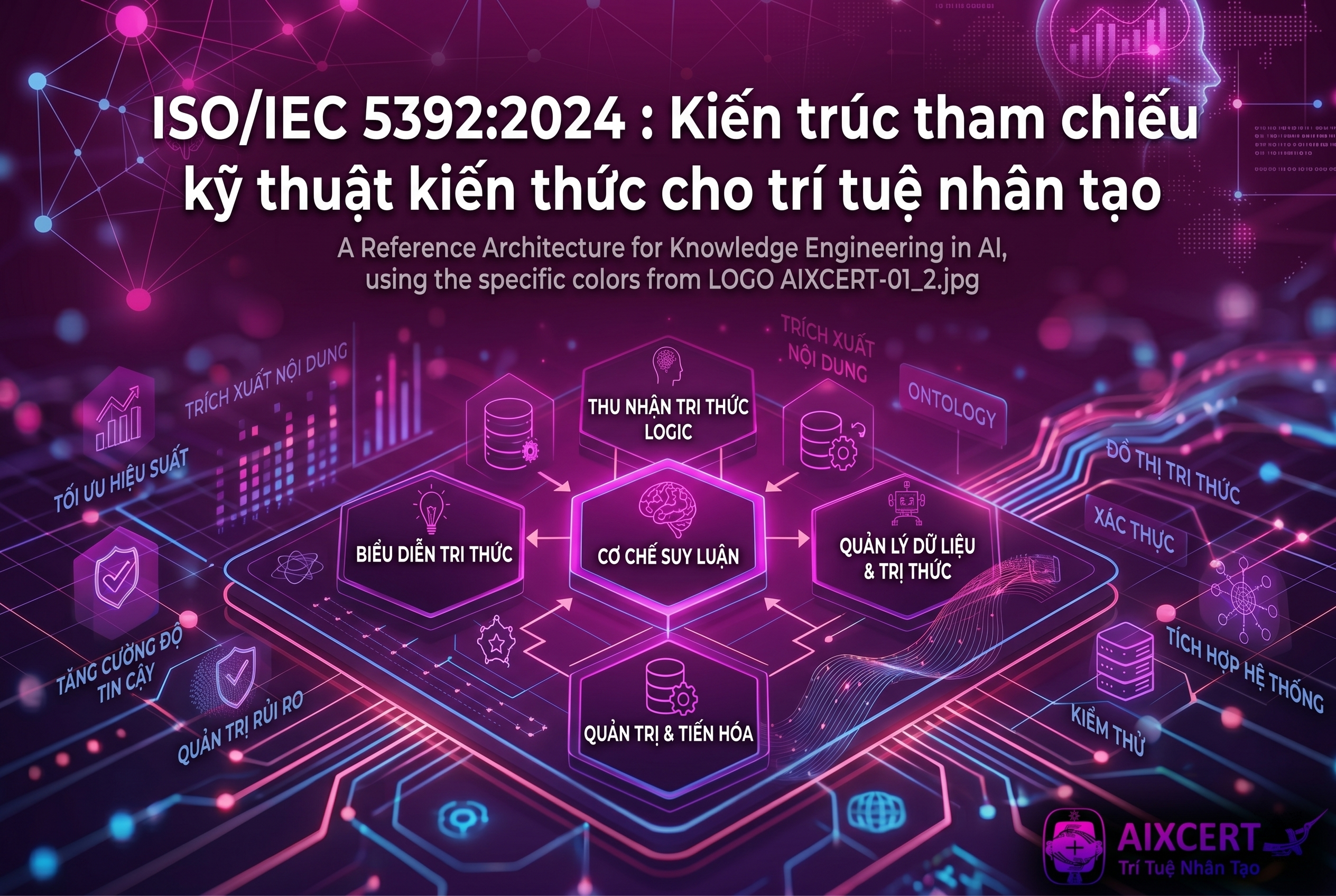 ISO/IEC 5392:2024 : Kiến trúc tham chiếu kỹ thuật kiến thức cho trí tuệ nhân tạo