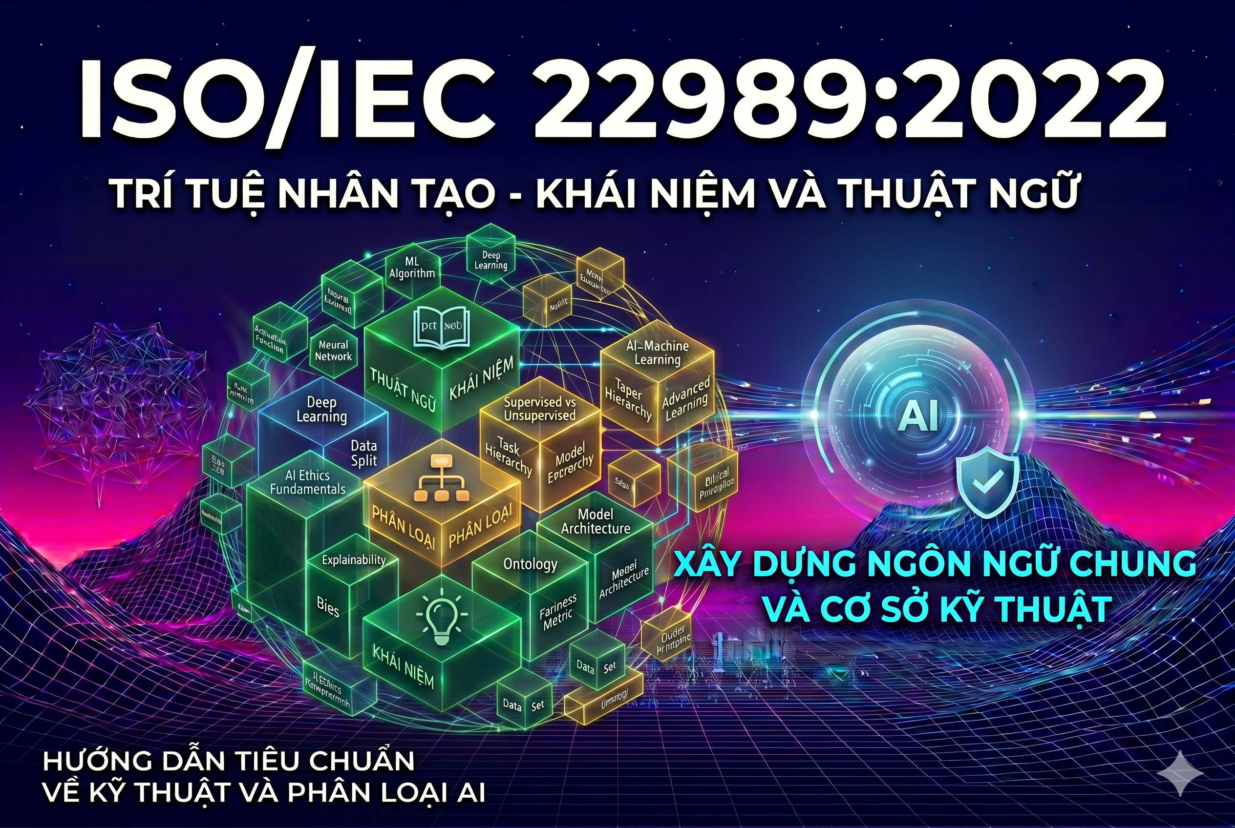 ISO/IEC 22989:2022 : Trí tuệ nhân tạo - Khái niệm và thuật ngữ AI