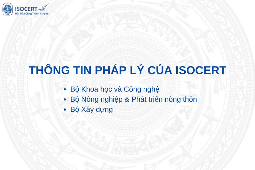 Thông tin pháp lý của ISOCERT