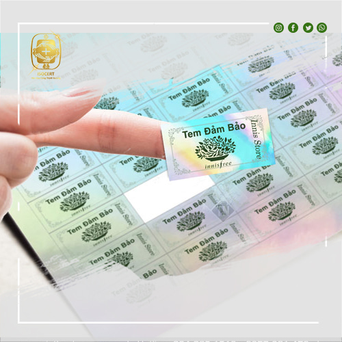 Tem chống hàng giả Bộ Công An