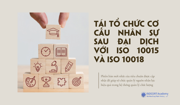 ISOCERT ACADEMY tái tổ chức cơ cấu nhân sự sau đại dịch với ISO 10015 và ISO 10018