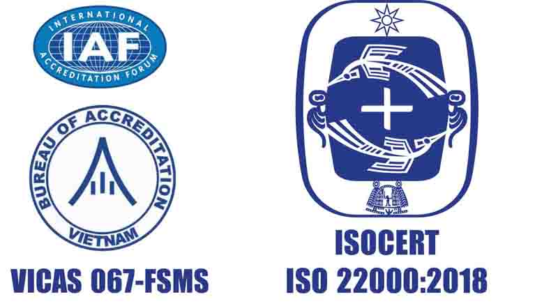 Dấu chứng nhận ISO 22000
