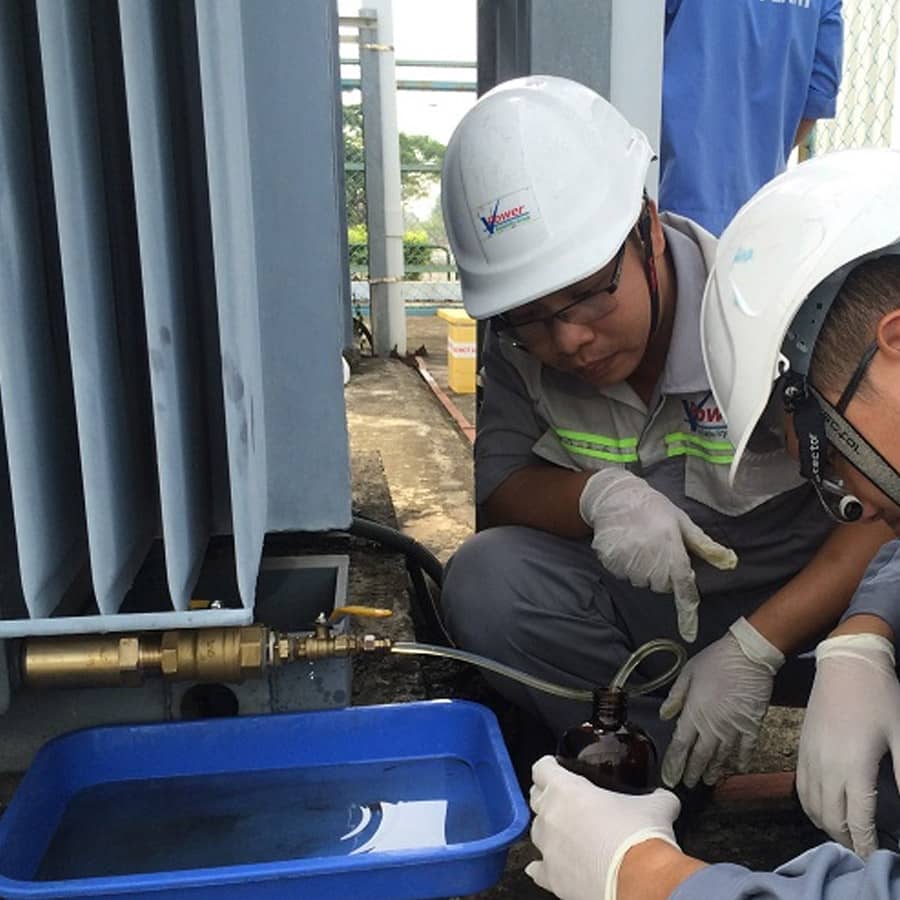 Dịch vụ thử nghiệm Dầu biến thế